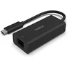 Image de Belkin Adaptateur USB-C vers Ethernet (2,5 Gbit/s, Certification USB-If, Thunderbolt 3 et 4, Compatible avec MacBook Pro/Air, iPad Pro, XPS, Surface, Autres appareils USB-C)