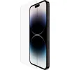 Image de Belkin Protection d’écran TemperedGlass pour iPhone 14 Pro Max (traitement antimicrobien, application sans bulle d’air, support de pose inclus, test de résistance 9H) Transparent