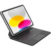 Image de Belkin Pro Coque Clavier iPad avec Support magnétique, Touches Bluetooth rétroéclairées, trackpad Multi Touch, Support Apple Pencil, AZERTY, Commandes multimédia, pour iPad 10.9  10e gén, 11  A16