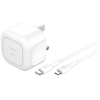 Image de Belkin Chargeur USB-C compact BoostCharge 30W avec câble USB-C vers Lightning - 1 mètre - Blanc