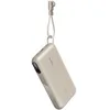 Image de Belkin BoostCharge Batterie Externe 20K avec Écran - Beige | Chargeur Portable 20K, 2 x USB-C et 1 x USB-A, 20 W, Design Portable, Chargeur Préchargé, Câble USB-C Détachable