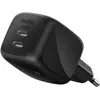 Image de Belkin Chargeur USB C Multiple, 50 W, Chargeur Secteur GaN 2 Ports, Recharge Rapide pour MacBook, iPhone 17, iPad Pro, Chromebook, Galaxy S25 Ultra, Pixel 10, etc. - Accessoires de Voyage - Noir