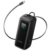 Image de Belkin UltraCharge Batterie Externe 22000mAh, 120W, câble USB-C rétractable | Batterie externe, 22 000 mAh, 120 W, câble USB-C rétractable de 70 cm, écran numérique intelligent, idéal pour les voyages