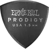 Image de Ernie Ball Lot de 6 médiators Prodigy, en forme de bouclier large, 1,5 mm, noir