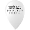 Image de Ernie Ball Lot de 6 médiators Prodigy, en forme de larme, 2,0 mm, blanc