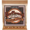 Image de Ernie Ball Earthwood Cordes Custom Light Phosphore Bronze pour guitare acoustique, calibre 11.5-54