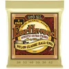 Image de Ernie Ball Earthwood - Cordes en nylon pour guitare folk, transparentes et dorées, avec extrémité à boule, en Bronze 80/20, calibre 28-4 - Lot de 3