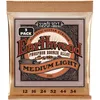 Image de Ernie Ball Medium Light Earthwood Phosphor Bronze Cordes pour Guitare Acoustique Tirant 12-54 Pack de 3 Jeux