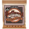 Image de Ernie Ball Extra Light Earthwood Phosphor Bronze Cordes pour Guitare Acoustique Tirant 10-50 Pack de 3 Jeux