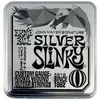 Image de Ernie Ball John Mayer Silver Slinky Nickel Wound Electric Guitar Strings 3 Pack Tin 10.5-47 Gauge