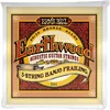 Image de Ernie Ball P02061 Earthwood Cordes Banjo Frailing avec extrémité à boucle, Bronze 80/20, pour guitare acoustique à 5 cordes, calibre 10-24