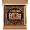 Image de Ernie Ball Everlast Cordes moyennes légères Phosphore Bronze avec revêtement, pour guitare acoustique, calibre 12-54