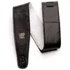 Image de Ernie Ball Sangle réglable en cuir italien avec rembourrage en fourrure, 6,3 cm, noire