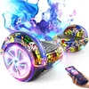 Image de SISIGAD Hoverboard, 6.5 Pouces Self Balancing Scooter with Bluetooth LED Lights, Hover Board for Kids