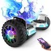 Image de 8.5 Pouces Hoverboard tout terrain avec lumières LED, Hoverboard tout terrain auto-équilibrant avec Bluetooth pour enfants