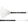 Image de Vic Firth Signature Balai à Poils Métalliques Escamotables, Steve Gadd, Manche Noir
