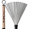 Image de Vic Firth Legacy Balai, Poils Métalliques Escamotables, Manche en Bois