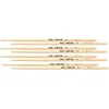 Image de Vic Firth American Classic Séries Baguettes de batterie - 7A - American Hickory - Pointe en bois - 4 Paires