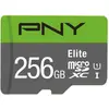 Image de PNY Elite Carte Mémoire microSDXC 256 Go + Adaptateur SD, Vitesse de Lecture 100 Mo/s, Classe 10 UHS-I, U1 pour vidéo Full HD