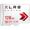 Image de PNY XLR8 Gaming Carte microSDXC 128GB Class 10 U3 V30 A2, Vitesse de Lecture jusqu'à 100MB/s, Idéale pour Les Smartphones, tablettes, Consoles Portables