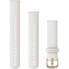 Image de Garmin QuickRelease 20mm Venu 2 Plus Silicone Blanc/Crème Or