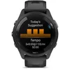 Image de Garmin Forerunner 265 - Montre GPS de Running avec écran AMOLED - Noire avec Bracelet en Silicone Noir/Gris - Boîtier 46 mm