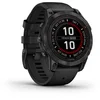 Image de Garmin f nix® 7 Pro, Solar - Montre GPS Multisports connectée   Gray avec Bracelet Noir   Boîtier 47 mm