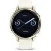 Image de Garmin Venu 4 - 41mm Beige/Lunar Gold bracelet ivoire Beige