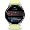 Image de GARMIN Montre Connectée Venu 4 - GPS, Écran AMOLED, 12 Jours Autonomie, Appels Bluetooth, ECG, Argent & Bracelet Citron