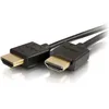 Image de C2G 6ft (1.8m) Flexible High Speed HDMI Cable with Low Profile Connectors - 4K 60Hz HDMI 2.0 Gold Plated