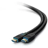 Image de C2G Performance Series Câble HDMI Haute Vitesse de 6,1 m   4K 60 Hz dans Le Mur, certifié CMG (FT4)   Parfait pour Les Jeux Haute résolution Xbox et PS5, Blu-Ray, DVD, Smart TV, Barre de Son et
