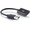 Image de C2G 54428 Adaptateur convertisseur USB-C Femelle vers USB-A mâle SuperSpeed USB 5 Gbit/s, Compatible avec Smartphones, tablettes et Ordinateurs Portables, Noir