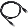 Image de C2G 1m UTP Cat 5e RJ-45 (M) vers RJ-45 (M) Câble de raccordement sans accrocs Noir