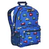 Image de LEGO Sac à dos unisexe pour enfant avec imprimés emblématiques, Voitures en bleu, One Size, Sac à dos Iconic Prints