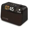 Image de Pure Moment Réveil de Chevet et de Bureau (Radio Numérique Dab+/FM, Bluetooth, Machine à Bruit Blanc, Aide au Sommeil, Lumière Réveil, Veilleuse, Affichage Réglable) Noir
