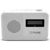 Image de Pure Elan One2 Radio Portable Dab+/FM avec Bluetooth 5.1 (écran LCD, 10 Touches de mémoire, Fonctionne avec 4 Piles AA) Blanc Coton