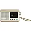 Image de Pure Classic Mini Cotton White/Oak EU/UK/AUS Radio de table DAB+, FM chêne, blanc