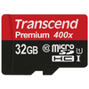 Image de Transcend microSDHC 32 Go Premium UHS-I 400x (60MB/s) - avec adaptateur Soldes été 2026
