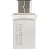 Image de Mémoire supplémentaire USB pour smartphone/tablette Transcend JetFlash® 890 argent 64 GB USB 3.1 (2è gén.), USB-C®