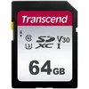 Image de Transcend 64Go SDXC 300S Carte Mémoire UHS- I, C10, U3, V30, 4K, Full HD - TS64GSDC300S