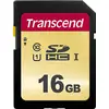 Image de Transcend Premium 500S Carte SDHC 16 GB Class 10, UHS-I, UHS-Class 1