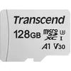 Image de Transcend Premium 300S Carte microSDXC 128 GB Class 10, UHS-I, UHS-Class 3, v30 Video Speed Class, A1 Application Performance Class avec adaptateur SD