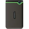 Image de Transcend StoreJet 25M3S 4TB USB 3.1 Portable Hard Drive Rugged, Anti-Shock Resistant, Compact and Lightweight with Lightning-Fast Speeds and a One Touch Backup Button (Iron Grey) TS4TSJ25M3S
