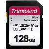 Image de Transcend TS64GSDC340S Carte SDXC 128 GB A1 Application Performance Class, A2 Application Performance Class, v30 Video Speed Class, UHS-Class 3 résistance aux