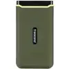 Image de Transcend ESD380C 500 GB Disque dur externe SSD USB-C® (USB 3.2 Gen 2) vert militaire TS500GESD380C