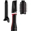 Image de Revlon RVDR5333E Brosse chauffante noir, rouge avec fonction boucleur