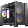 Image de Antec Flux M, 6 Ventilateurs PWM Inclus, Plate-Forme F-LUX, Design de Flux d'air Vertical, Support de radiateur supérieur de 360 mm, Type C 3.2 Gen 2, Filtre à poussière Pleine Taille, Compact