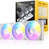Image de ANTEC C120 ARGB Fan PC Ventilateur de boîtier 120mm pack de 3, blanc