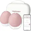 Image de momcozy M9 Mobile Breast Pump Double blanc, rose