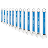 Image de Parktool Ensemble clés oeil/ouvert 6/7/8/9/10/11/12/13/14/15/17 mm Argent
